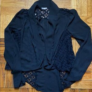 Eyeshadow light and laced cardigan size: M
